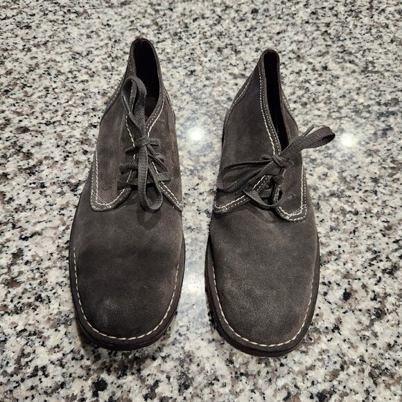 John Varvatos Grey Suede chukka Boots main image 7